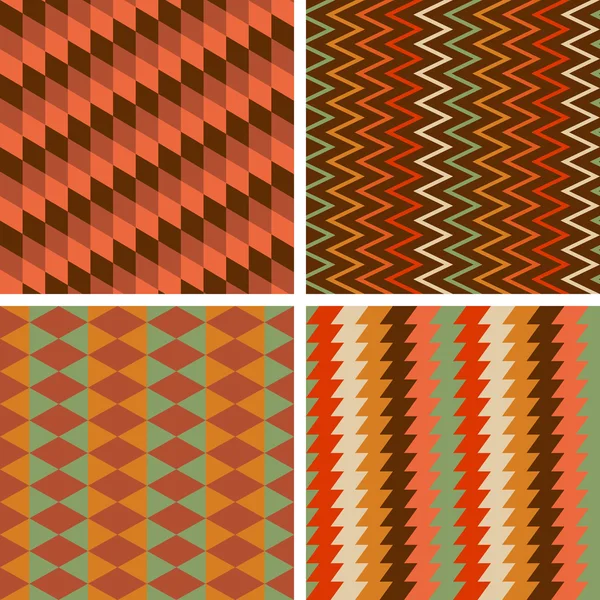 Abstracte geometrische patroon set — Stockvector