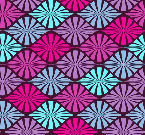 Abstraktní barevné bezešvé geometrický vzor — Stockový vektor