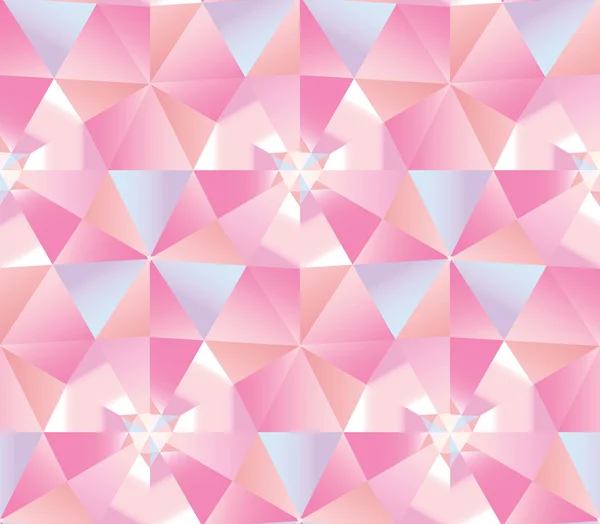 抽象的なダイヤモンドのシームレスな三角形の背景. — ストックベクタ