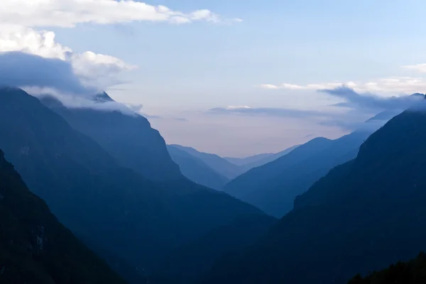 Paisagem das montanhas, Nepal — Fotografia de Stock