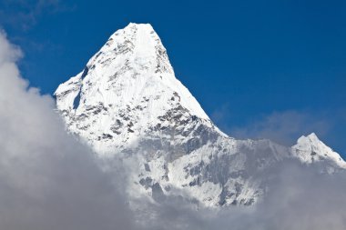 Mountain peak, Ama Dablam clipart