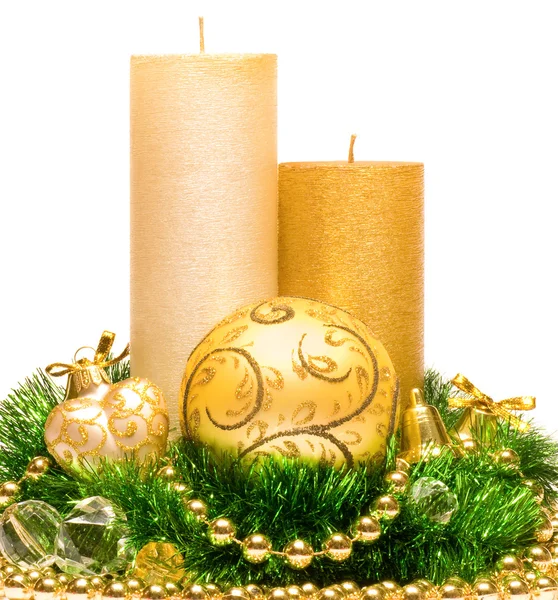 Jul dekoration ljus. — Stockfoto