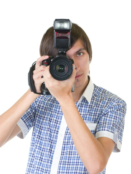 Joven fotógrafo —  Fotos de Stock