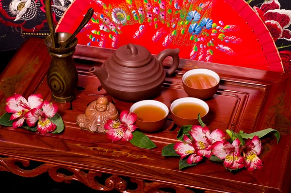 Japonya'da geleneksel çay töreni — Stok fotoğraf