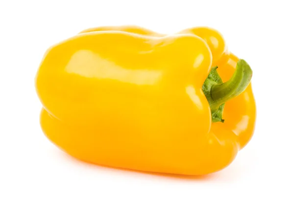 Žlutá paprika, samostatný — Stock fotografie