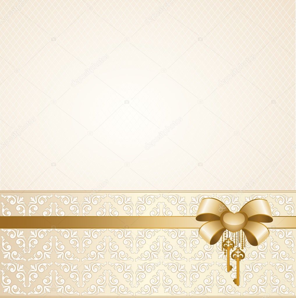 Vintage Flowers with lace ornaments on background. Vector