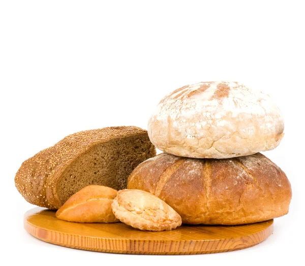 Grote verscheidenheid aan brood — Stockfoto