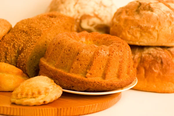 Grande variedade de pão — Fotografia de Stock