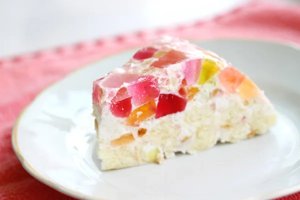 Hemlagad gelé tårta — Stockfoto