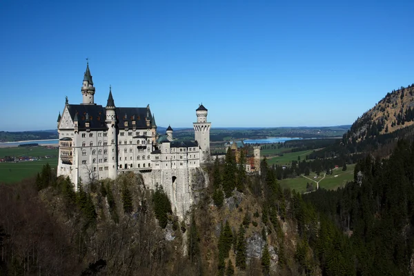 Schloss Neuschwanstein, Bayern, Deutschland — Stockfoto