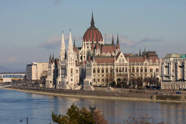 Budynek parlamentu węgierskiego, Budapeszt — Zdjęcie stockowe