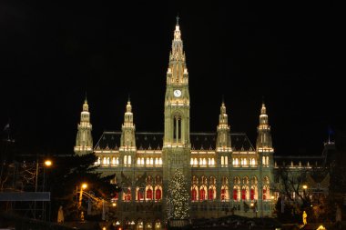 Vienna's City Hall clipart