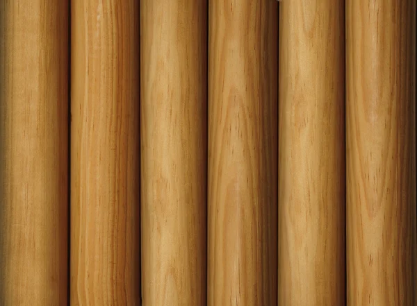 Wooden poles as a background — Stock Photo, Image