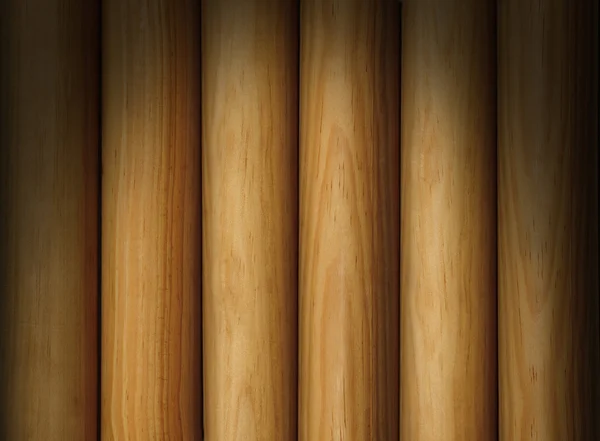 Wooden pole background texture lit dramatically — Stock Photo, Image