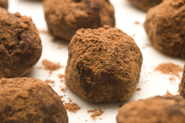 stock image Chocolate truffles