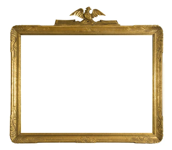 Antika altın resim çerçevesi — Stok fotoğraf