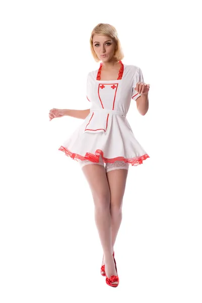 Сексуальная молодая медсестра — стоковое фото