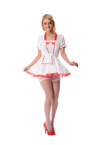 Sexy jeune infirmière — Photo