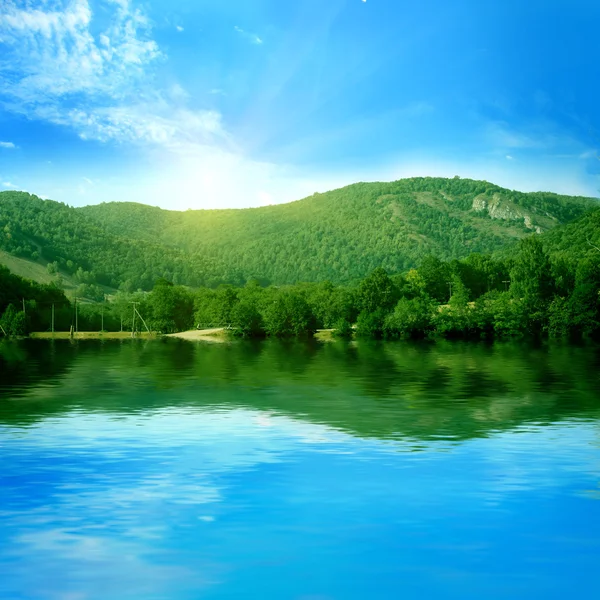 Beautiful summer landscape — Stock Photo, Image