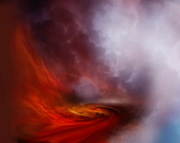 Mistik yangın — Stok fotoğraf