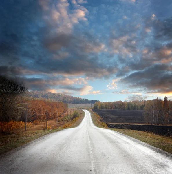 Strada rurale — Foto Stock