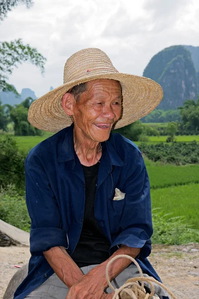 古い中国の男性 — ストック写真