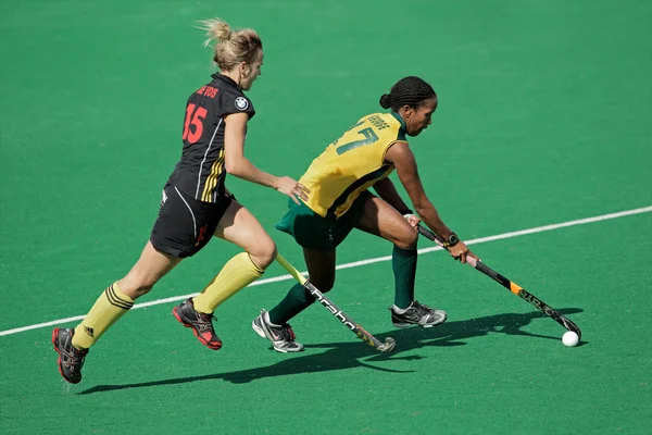 Hóquei em campo feminino — Fotografia de Stock