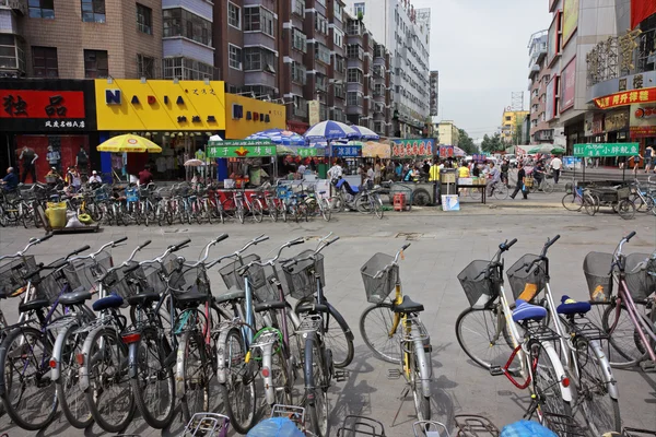 Bicycles, HoHot, northern China — Stock Photo, Image