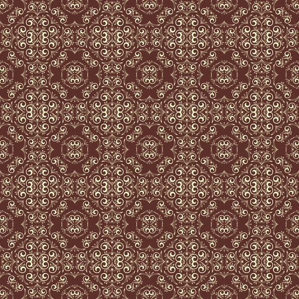 Vector vintage seamless floral pattern — Stock Vector