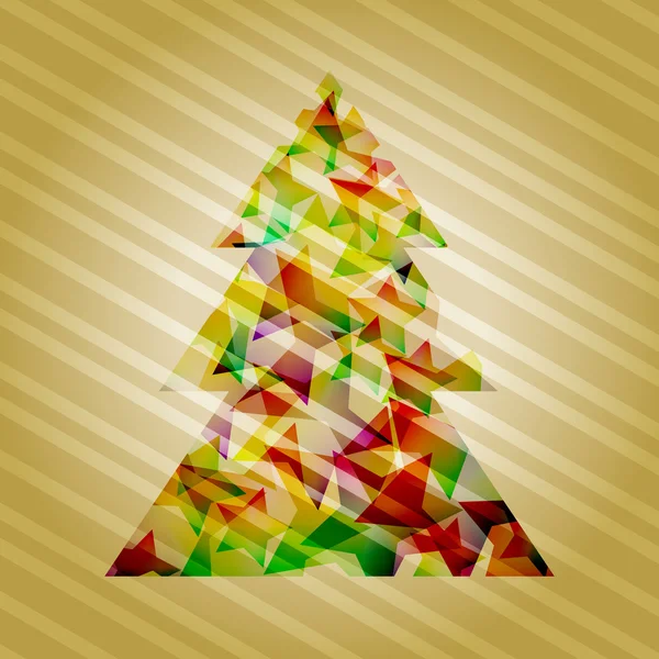 Vector árbol de Navidad — Vector de stock
