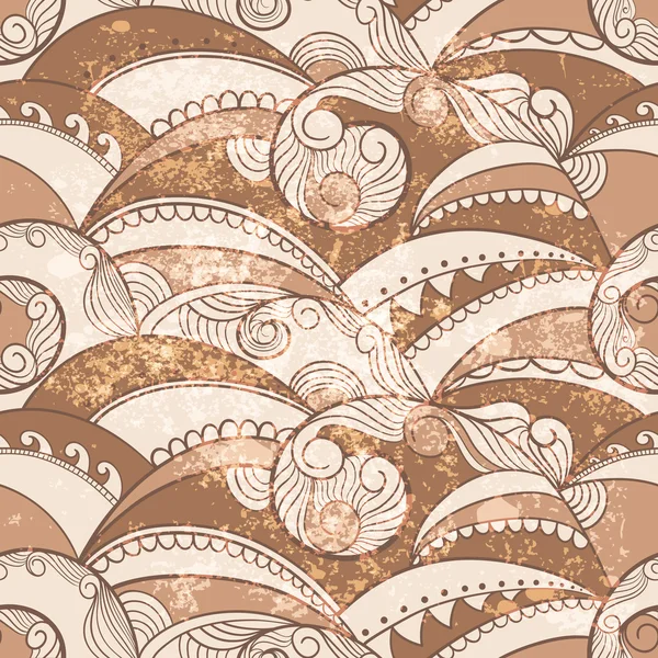 民族海飾りシームレス パターン ベクトル — ストックベクタ