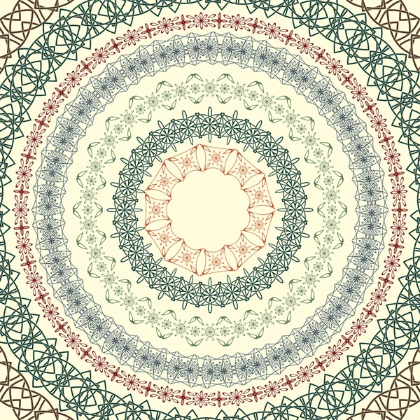 Conjunto de patrones vintage círculo vectorial , — Archivo Imágenes Vectoriales