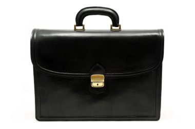 Black briefcase clipart