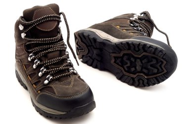 Hiking boots clipart