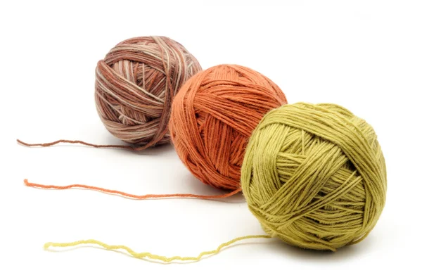 Filati di lana colorati — Foto Stock