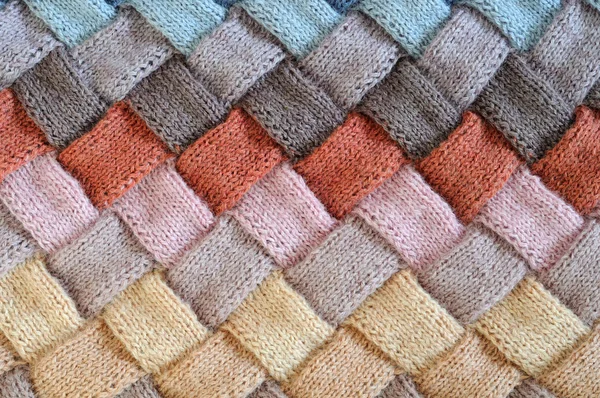 Fond de tricot coloré — Photo
