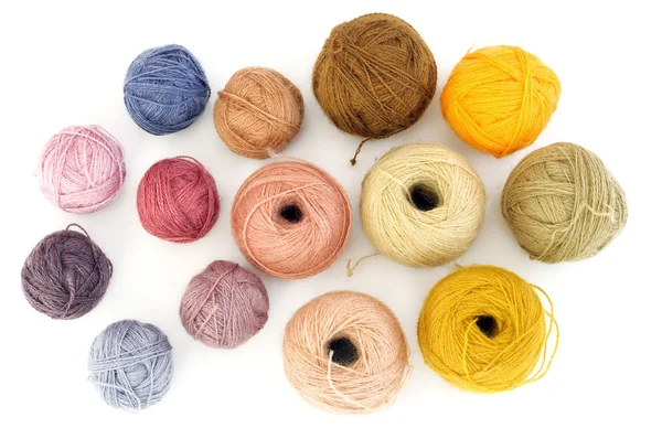 Filati di lana colorati — Foto Stock