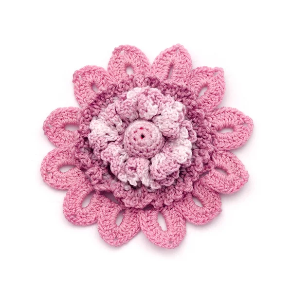 Crochet brooch — Stock Photo, Image