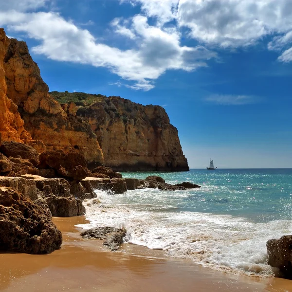 Algarve beach, Portugalsko — Stock fotografie