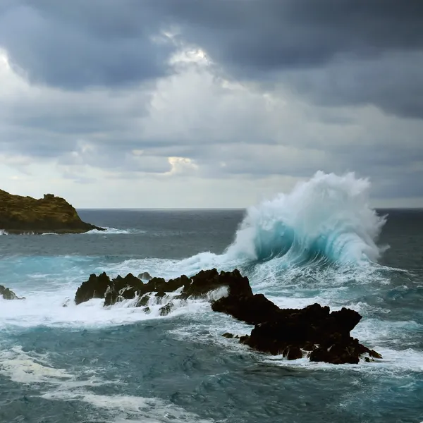 Узбережжі острова Мадейра Ліцензійні Стокові Фото