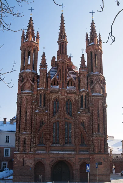 Église os Sainte-Anne à Vilnius — Photo