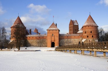 Castle in Trakai, Lithuania clipart