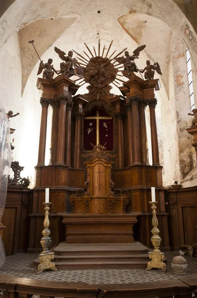 Altar na Igreja das Bernardinas em Vilnius — Fotografia de Stock