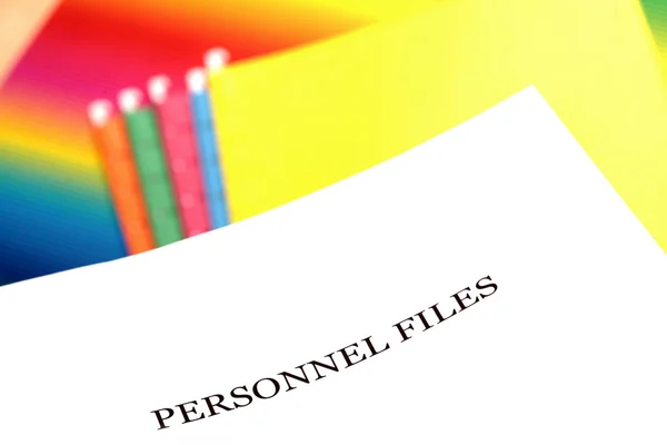 Personnel files — Stock Photo, Image