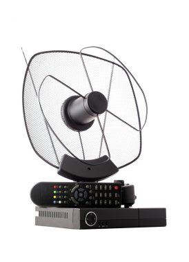 Antenna and receiver clipart