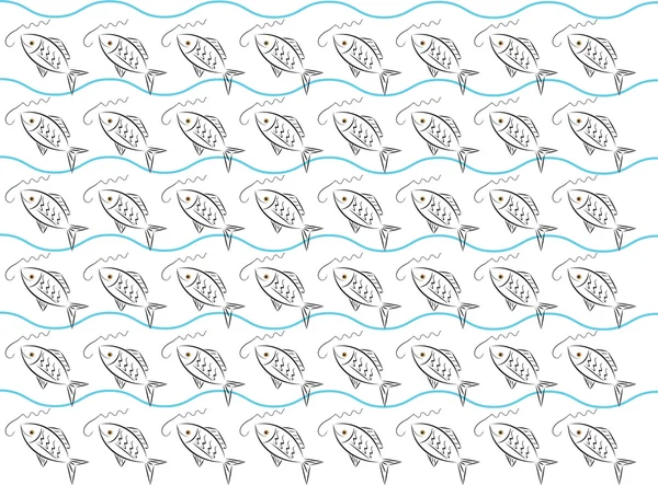 Modèle de poisson — Image vectorielle