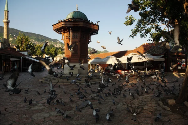Σεράγεβο πόλη στη Βοσνία — Φωτογραφία Αρχείου