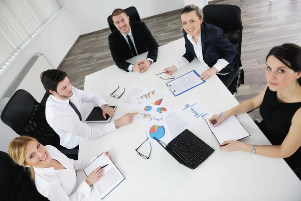 Business in a meeting at office Royalty Free Stock Photos