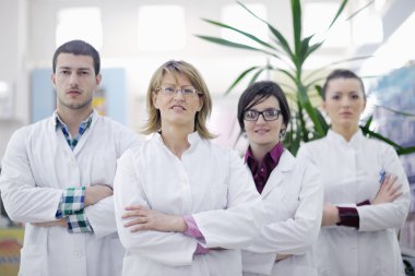 Pharmacy drugstore team