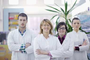 Pharmacy drugstore team